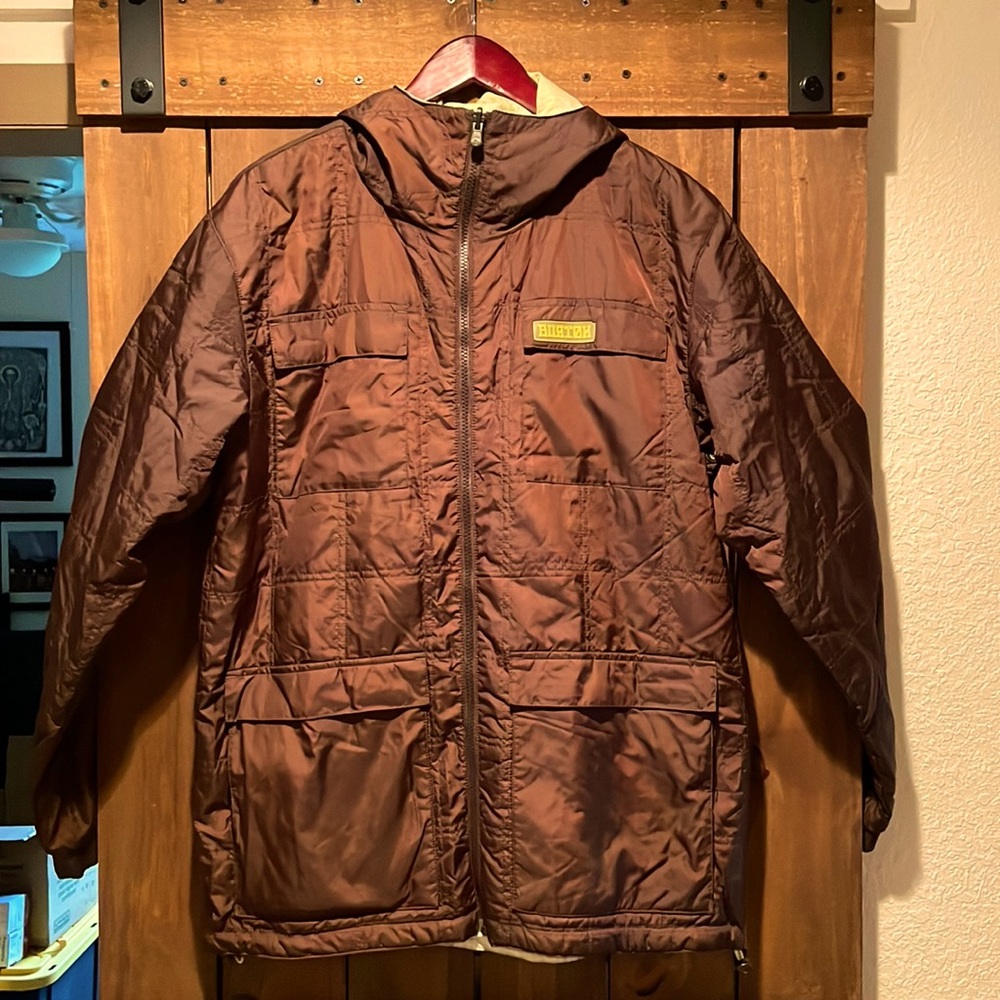 Burton men’s reversible light weight ski jacket with hood